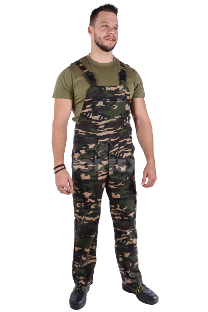 Maskáčové nohavice na traky - VYROBENÉ NA SLOVENSKU