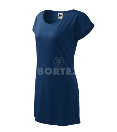 Tričko / Šaty LOVE - MALFINI - polnočná modrá