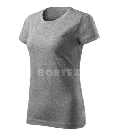 Tričko dámske BASIC FREE - MALFINI - tmavosivý melír