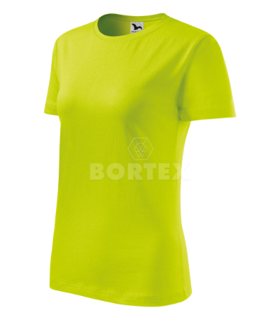 Tričko dámske - MALFINI - CLASSIC NEW - limetkové