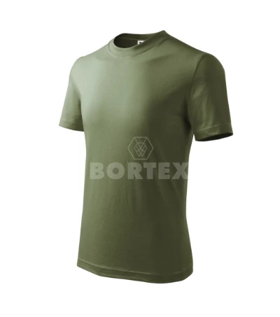Tričko detské BASIC -  MALFINI - khaki