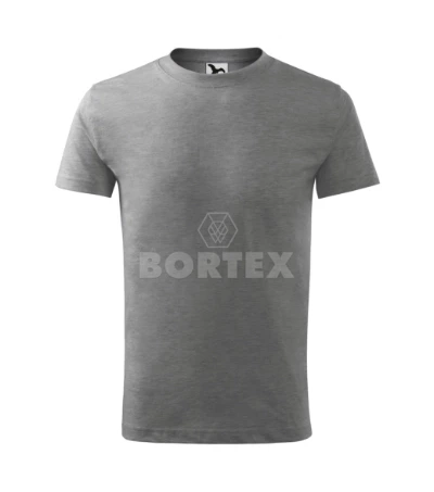 Tričko detské BASIC -  MALFINI - tmavosivý melír