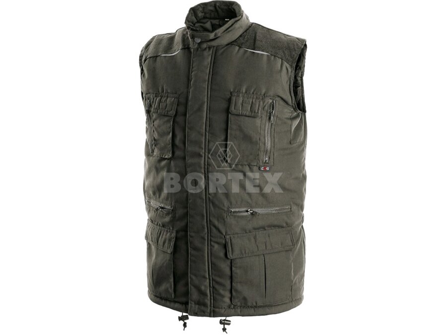 Vesta zateplená pánska OHIO CXS - zelená