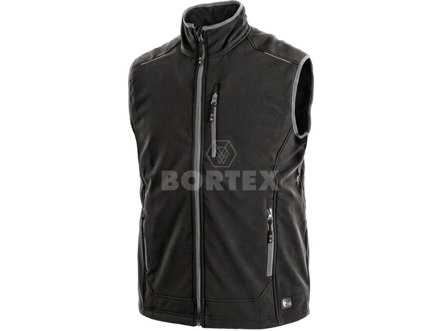 Vesta softshellová pánska TOPEKA CXS - čierna