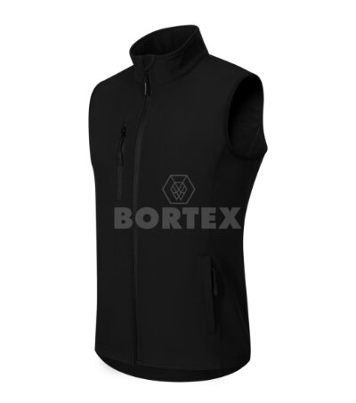 Softshellová vesta pánska -  TRAIL - MALFINI - čierna