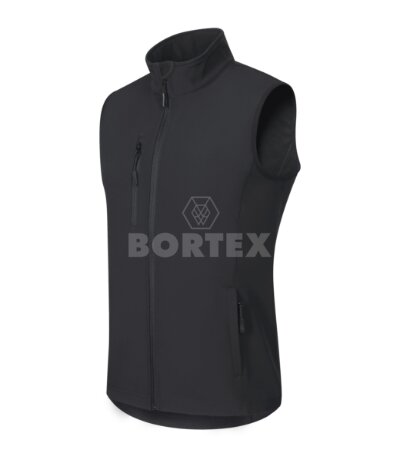 Softshellová vesta pánska -  TRAIL - MALFINI - ebony gray