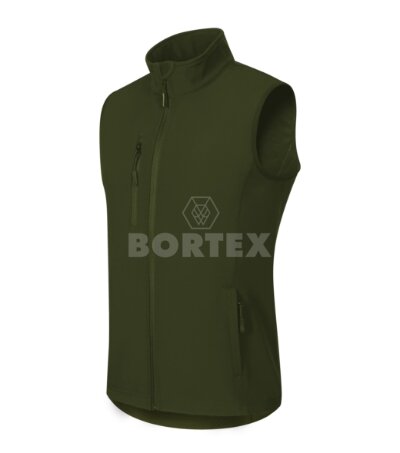 Softshellová vesta pánska -  TRAIL - MALFINI - military
