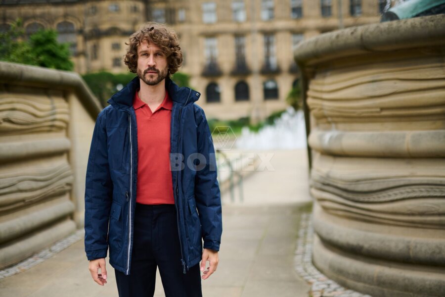 Zateplená bunda DARBY III - pánska - farba - navy