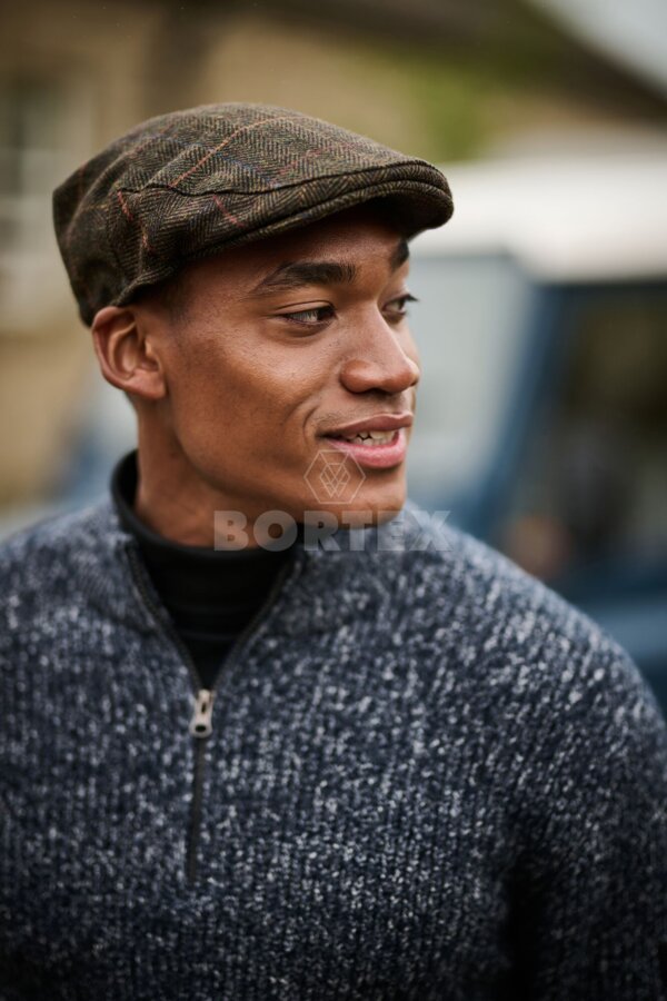 Šiltovka ACRE TWEED-EFFECT - green check