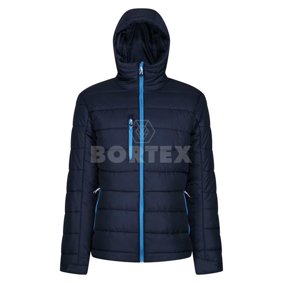 Pánska bunda s kapucňou NAVIGATE THERMAL - navy/french blue