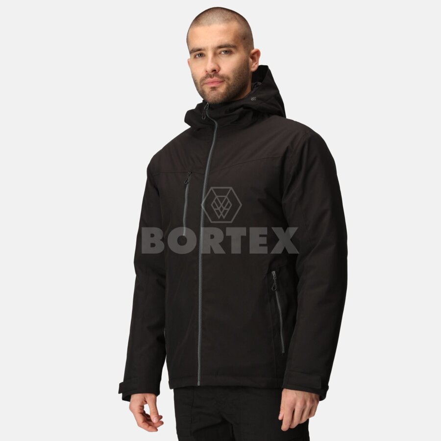 Bunda NAVIGATE - vodeodolná bunda - pánska -  black/seal grey