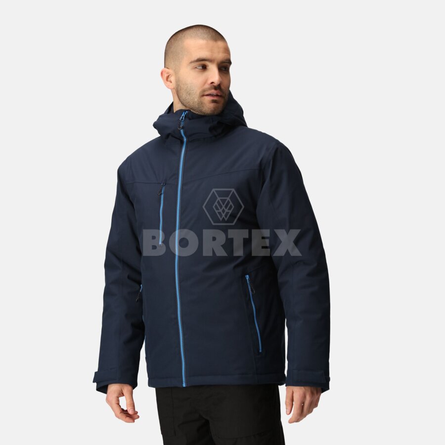 Bunda NAVIGATE - vodeodolná bunda - pánska - navy/francúzka modrá