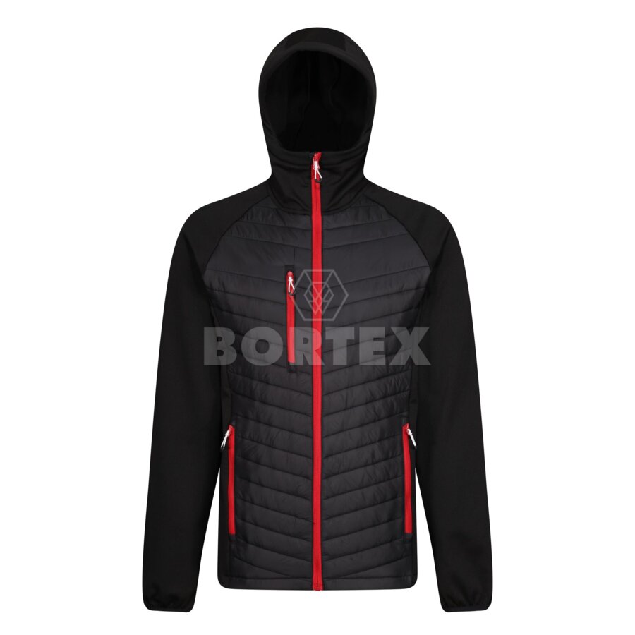 Bunda NAVIGATE HYBRID - Black/Classic Red