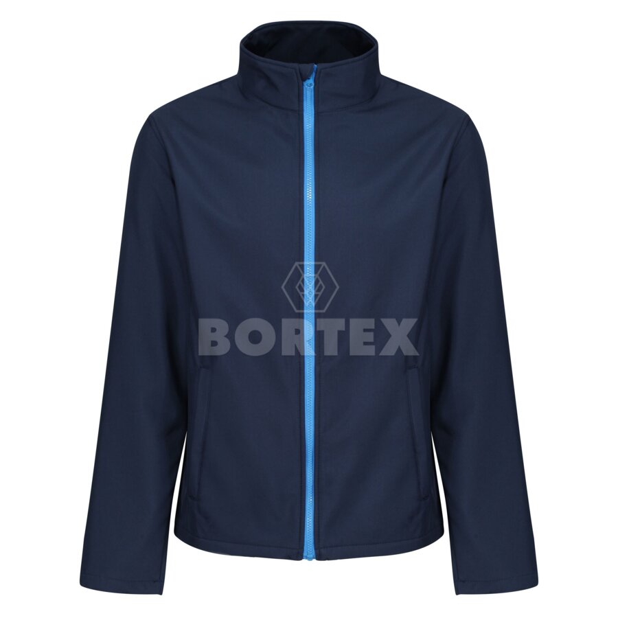 Pánska softshellová bunda ABLAZE - navy+francúzska modrá