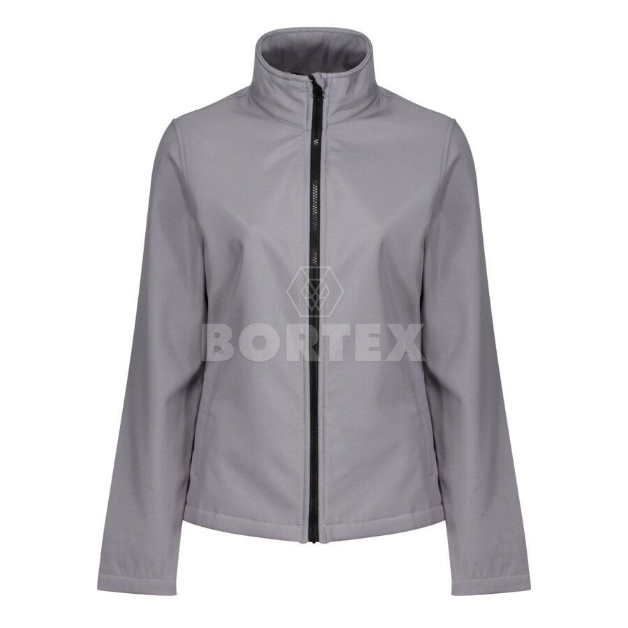 Dámska softshellová bunda ABLAZE -  sv.sivá+čierna