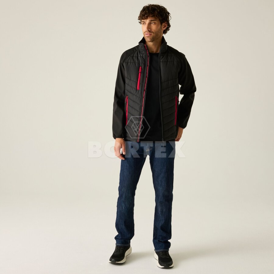 Pánska bunda -  PRO UNIVERSAL JACKET - čierno - červená