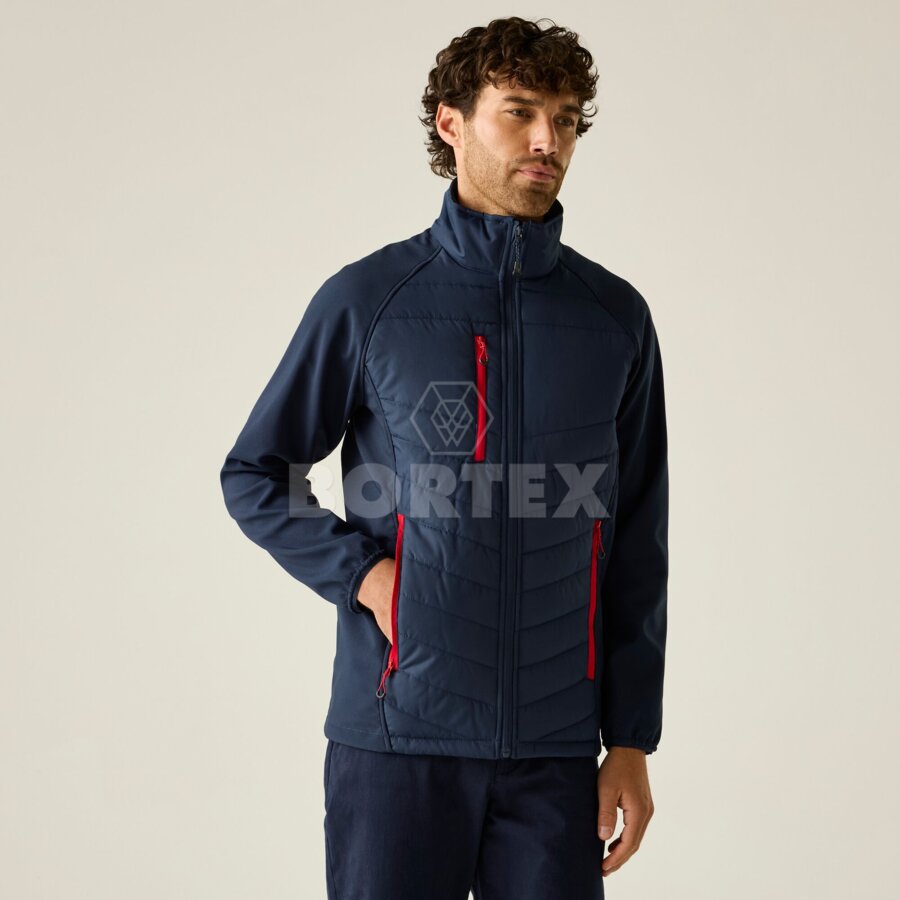 Pánska bunda -  PRO UNIVERSAL JACKET - tmavomodro - červená