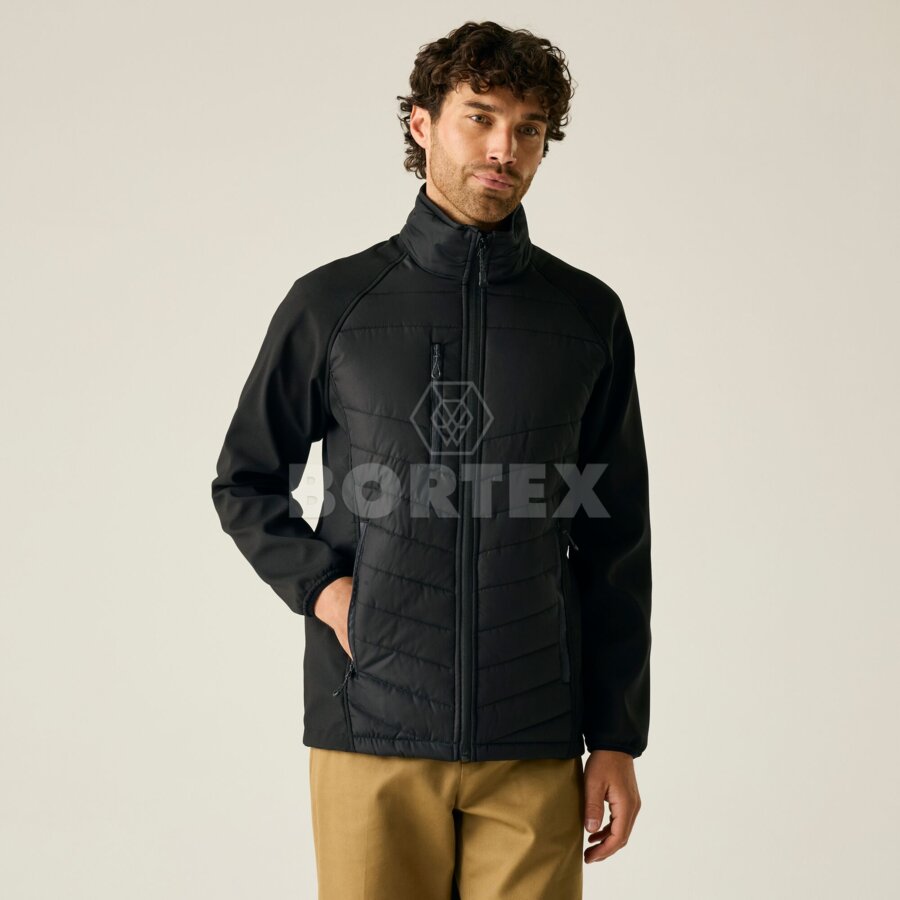 Pánska bunda -  PRO UNIVERSAL JACKET - čierno - sivá