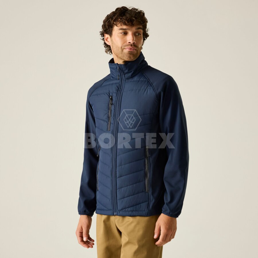 Pánska bunda -  PRO UNIVERSAL JACKET - tmavomodro - sivá