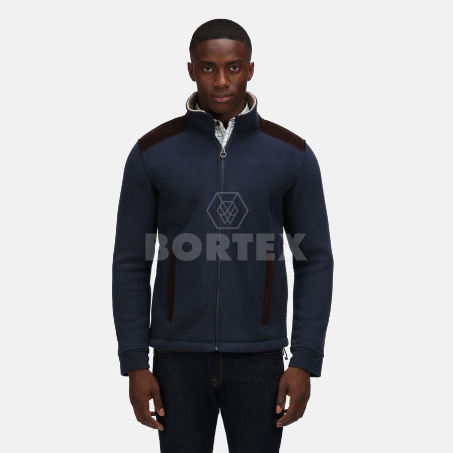 Mikina FAVERSHAM FULL ZIP FLEECE - navy