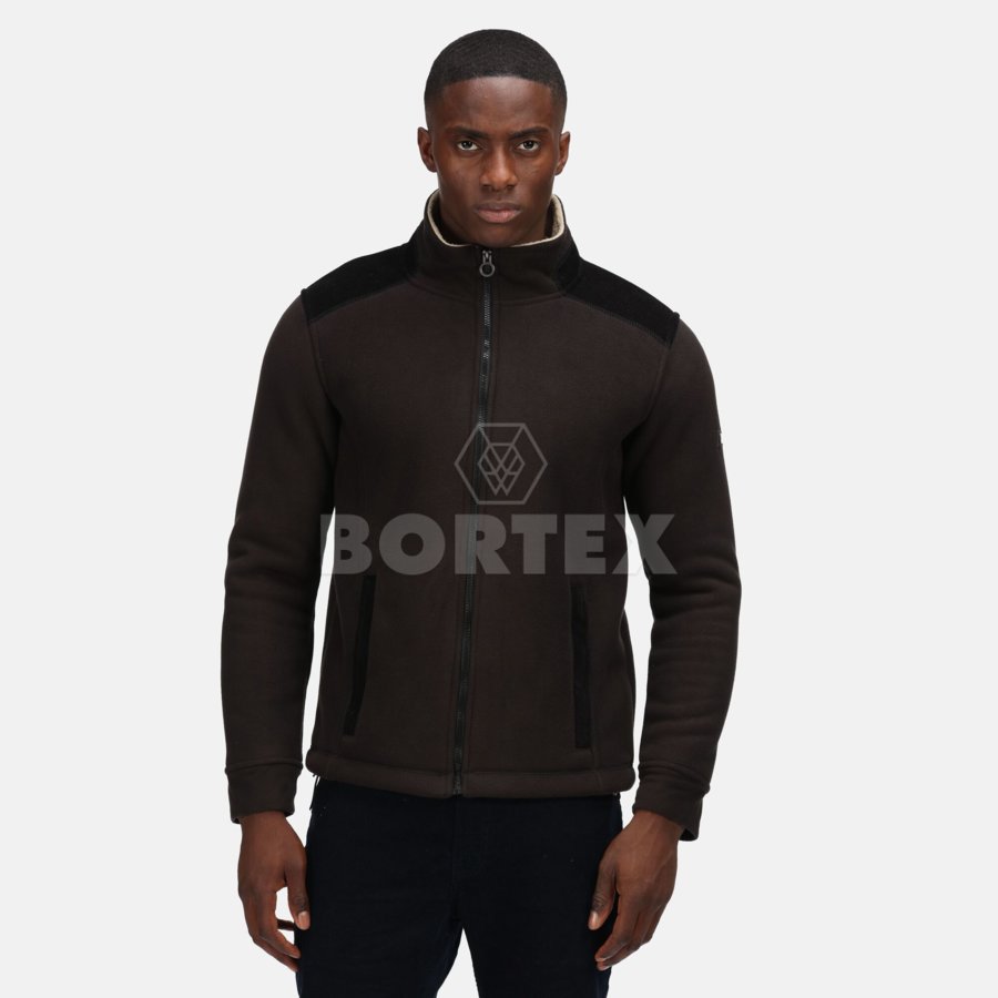 Mikina FAVERSHAM FULL ZIP FLEECE - čierna