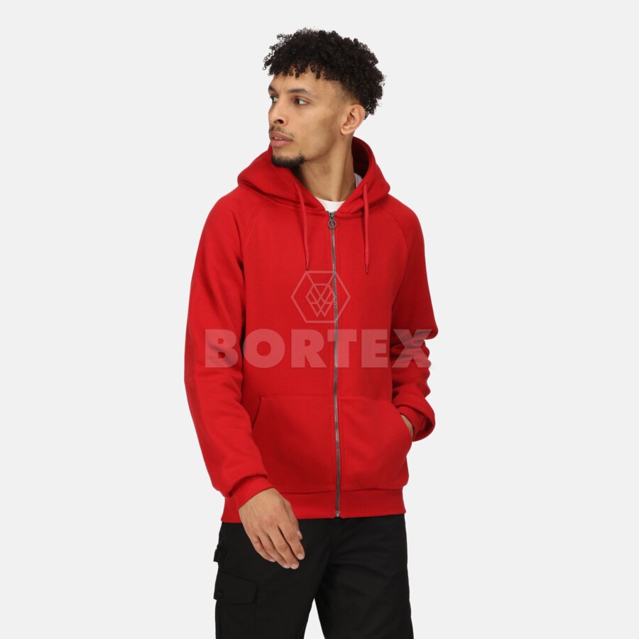 Pánska mikina PRO FULL ZIP - classic red