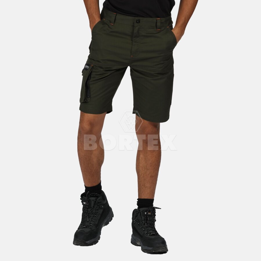 Pracovné kraťasy HEROIC CARGO - dark khaki