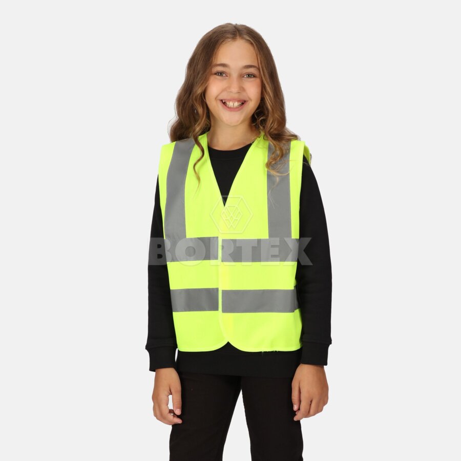 Detská reflexná vesta PRO HIS-VIS JUNIOR - fluro yellow