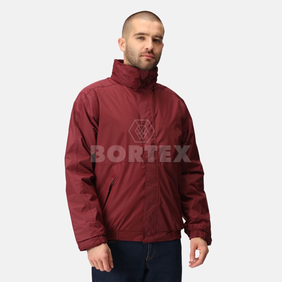 Bunda DOVER BOMBER - pánska -  burgundy