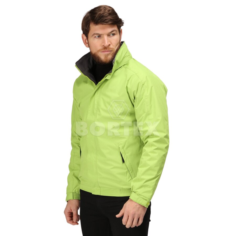 Bunda DOVER BOMBER - pánska -  keylime/seal grey