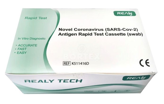 Antigénový test - výterový COVID-19 REALY TECH (balenie 25 kusov)