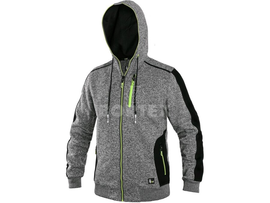 Bunda pánska INDIANA CXS - šedo/čierna/žltá