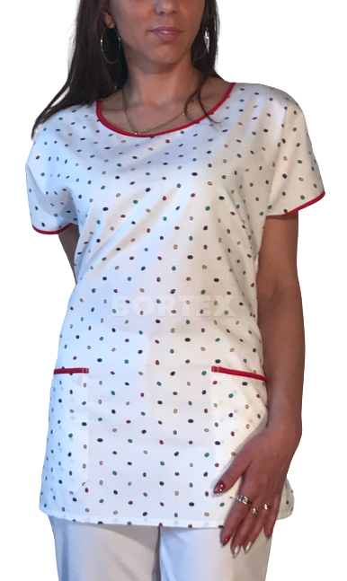 Košeľa dámska zdravotná ZUZANA, potlač detská-01 vajíčko - VYROBENÉ NA SLOVENSKU