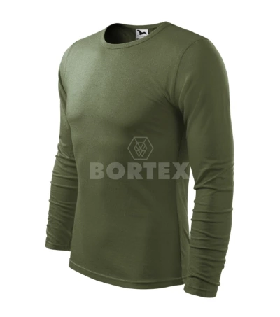 Tričko pánske FIT-T LS -  MALFINI - khaki
