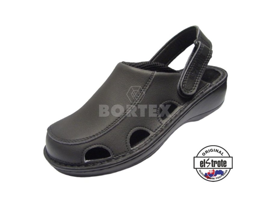 Sandále pracovné Healthy - dámske 91 112 B f. 60 čierne