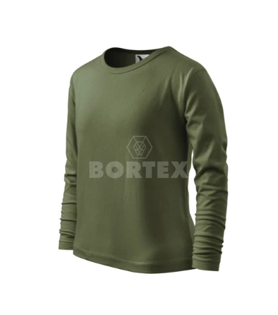 Tričko detské FIT-LS - MALFINI - khaki
