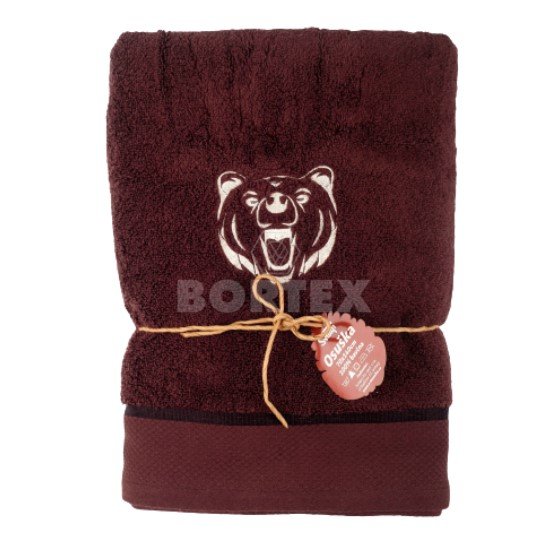 Osuška pre poľovníkov z mikrobavlny SLEEP WELL®-70x140cm - medveď