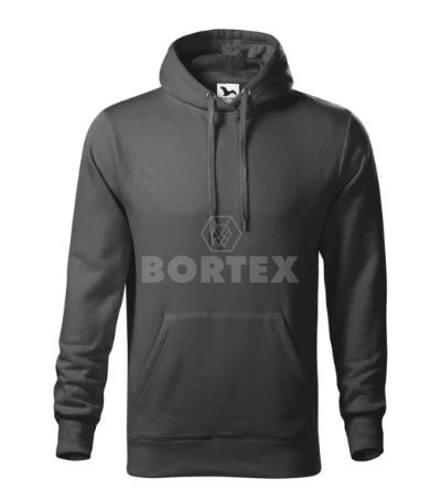 Pánska mikina - MALFINI - CAPE - veľkosť 3XL (oceľovo sivá)