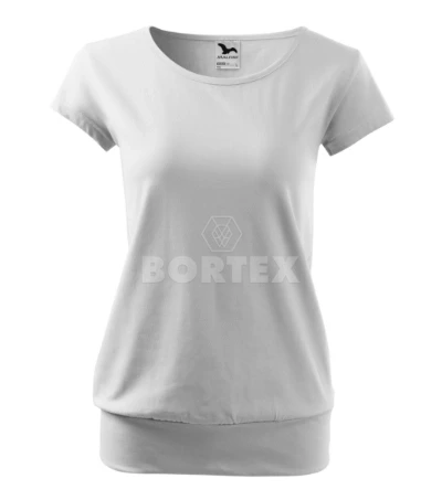 Tričko dámske CITY -  MALFINI - veľkosť 3XL (biele)
