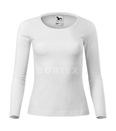 Tričko dámske FIT-T LS - MALFINI - veľkosť 3XL (biele)