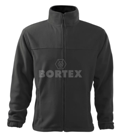 Mikina pánska - MALFINI - JACKET - veľkosť 3XL (oceľovo sivá)