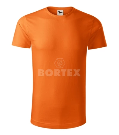 Tričko pánske ORIGIN - MALFINI - veľkosť 3XL (oranžové)