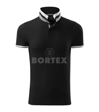 Polokošeľa pánska MALFINI - COLLAR UP - veľkosť 3XL (čierna)