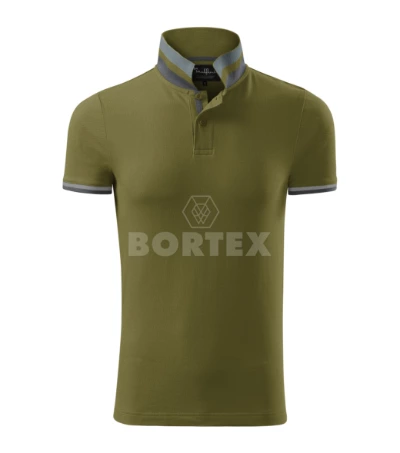 Polokošeľa pánska MALFINI - COLLAR UP - veľkosť 3XL (avokádová zelená)