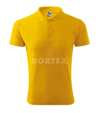Pánska polokošeľa PIQUE POLO - MALFINI - veľkosť 4XL (žltá)