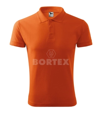 Pánska polokošeľa PIQUE POLO - MALFINI - veľkosť 4XL (oranžová)