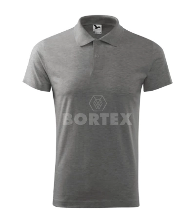 Polokošeľa pánska MALIFINI - SINGLE J. - veľkosť 3XL (tmavosivý melír)