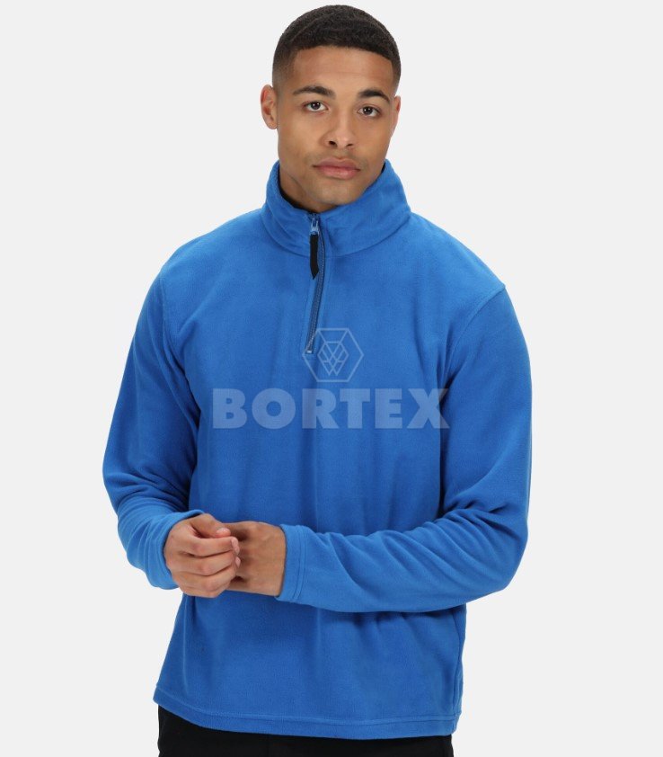 Mikina MICRO ZIP NECK FLEECE -  oxford blue