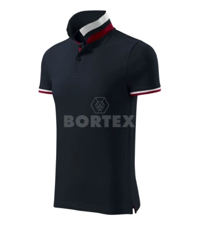 Polokošeľa pánska COLLAR UP (MALFINI) - dark navy
