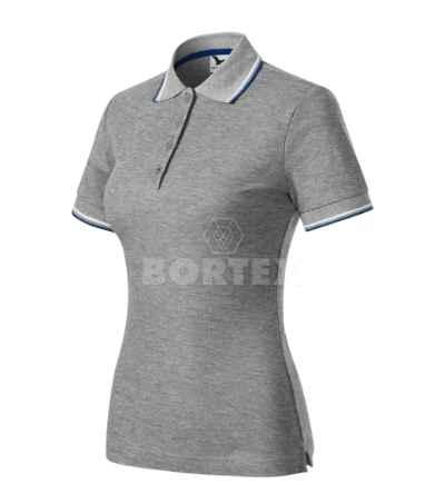 Polokošeľa dámska MALFINI - FOCUS - tmavosivý melír